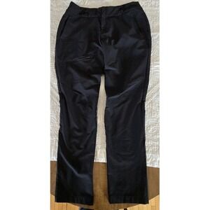 Indyeva Pants Women's XL Black Pull On Jogger Hike Stretchy Athletic Pockets